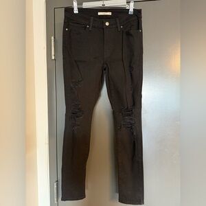 Levi’s 711 Ripped Skinny Jeans